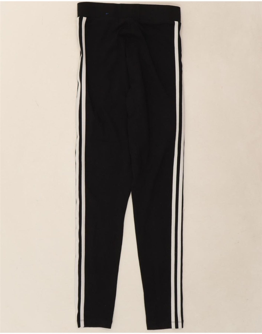 ADIDAS Womens Leggings UK 10 Small  Black Cotton Vintage Adidas and Second-Hand Adidas from Messina Hembry 