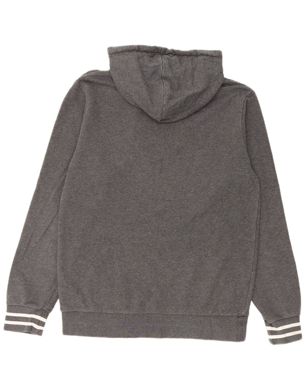 Sneaker Freak Pull à capuche graphique pour homme en coton rayé gris Taille L