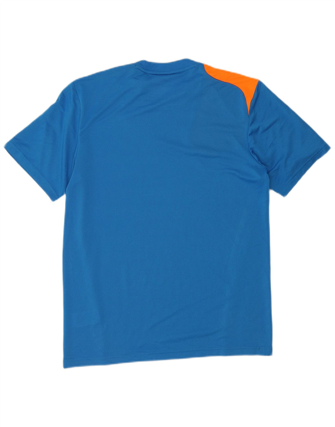 Adidas T-shirt graphique pour homme en polyester color block bleu moyen