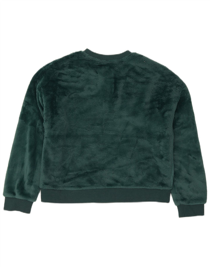 Marks & Spencer Sweat-shirt court surdimensionné pour femme UK 10 Petit Vert
