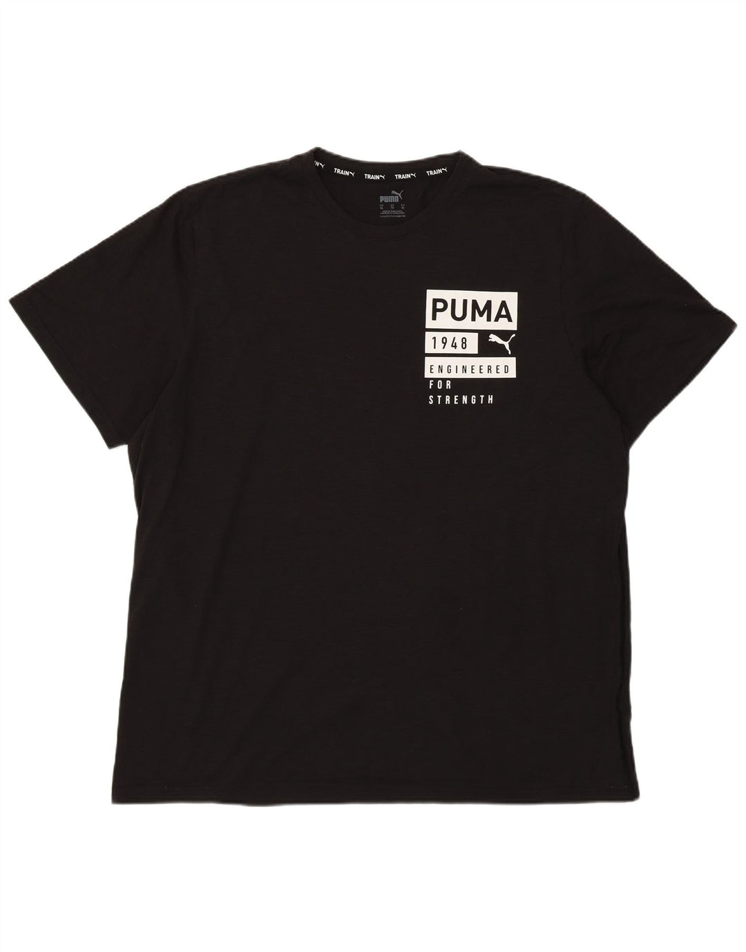 Puma T-Shirt Graphique Homme XL Noir Polyester