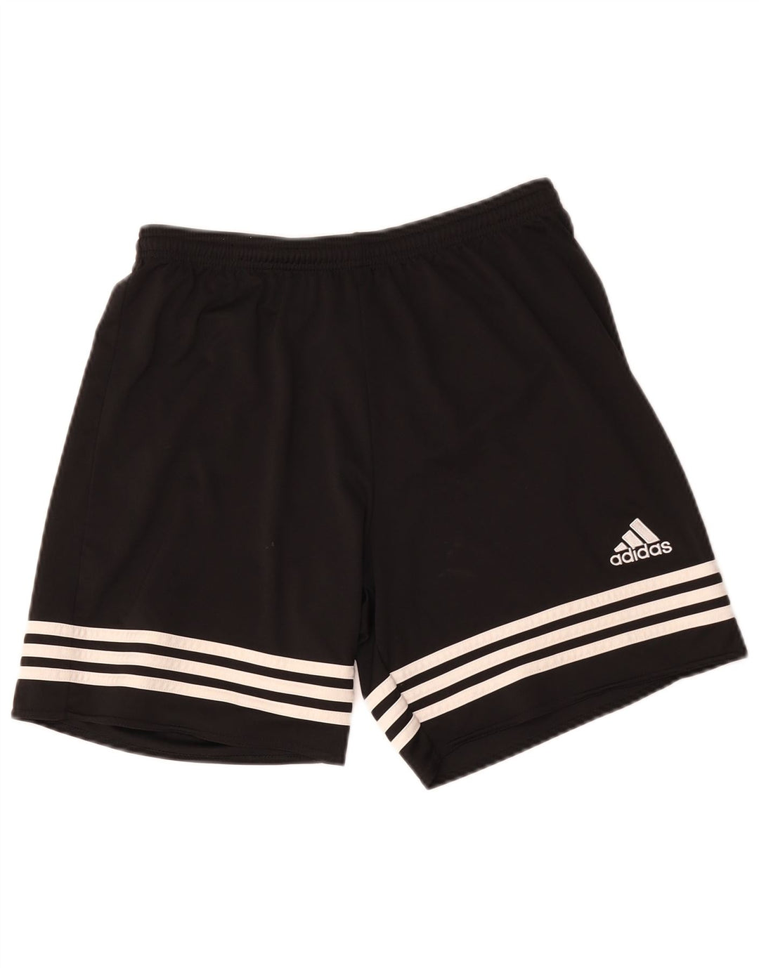 Adidas Short de Sport Climalite Garçon 13-14 Ans Polyester Noir Moyen