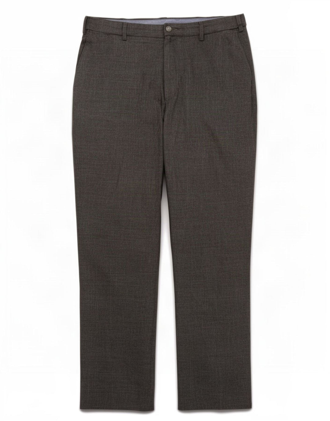 Marks & Spencer Pantalon de costume classique pour homme W38 L31 Gris Polyester