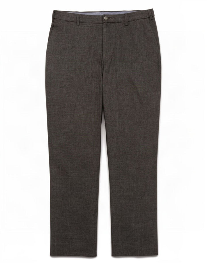 Marks & Spencer Pantalon de costume classique pour homme W38 L31 Gris Polyester