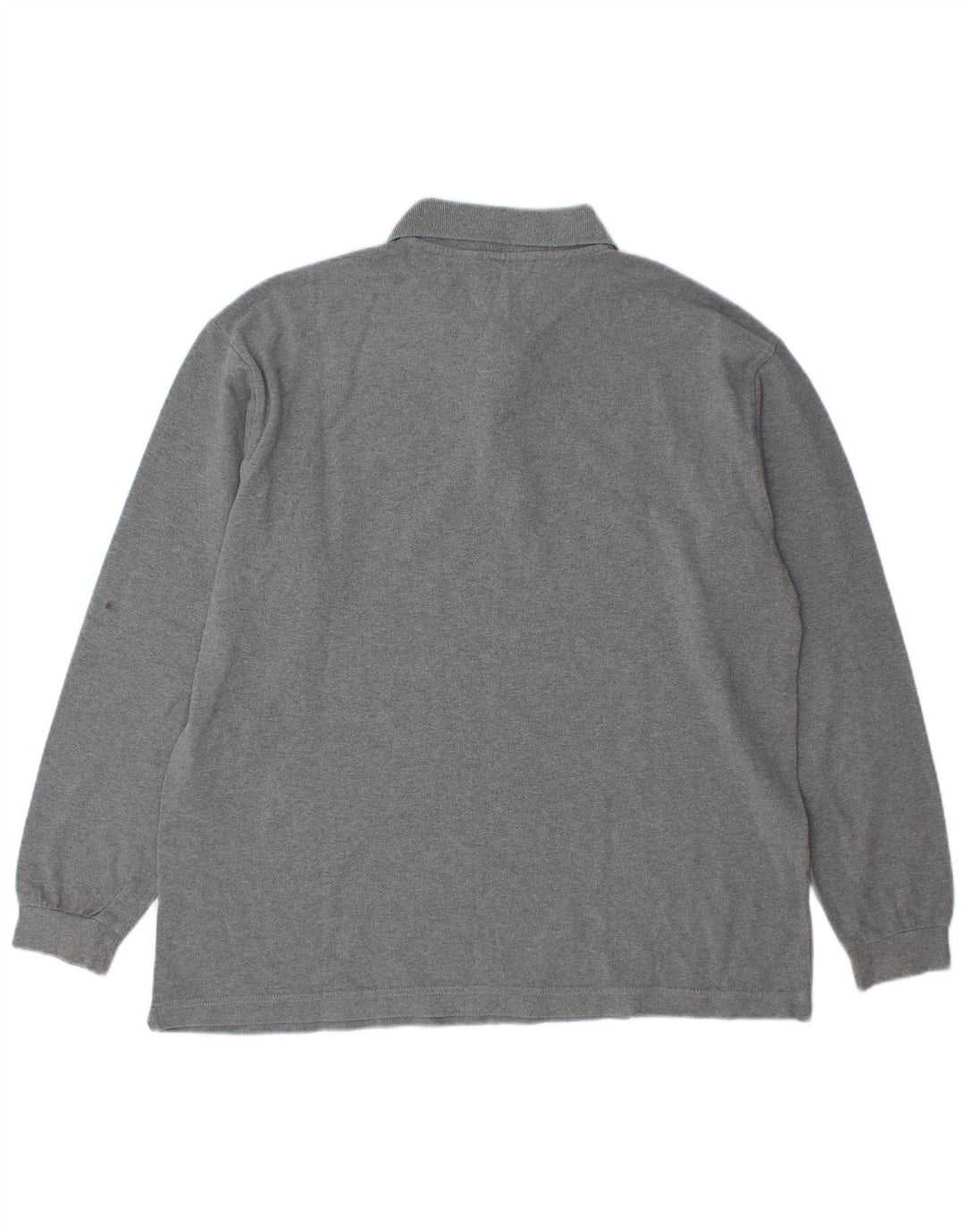 Kappa Polo à manches longues pour homme en coton gris moyen