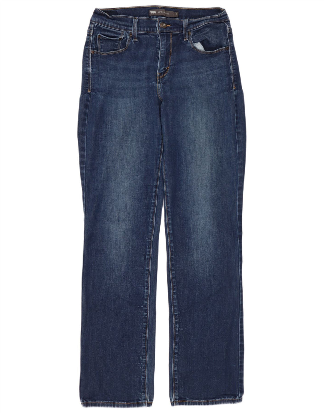 LEVI'S Jean droit 505 pour femme US 6 Medium W28 L31 Bleu