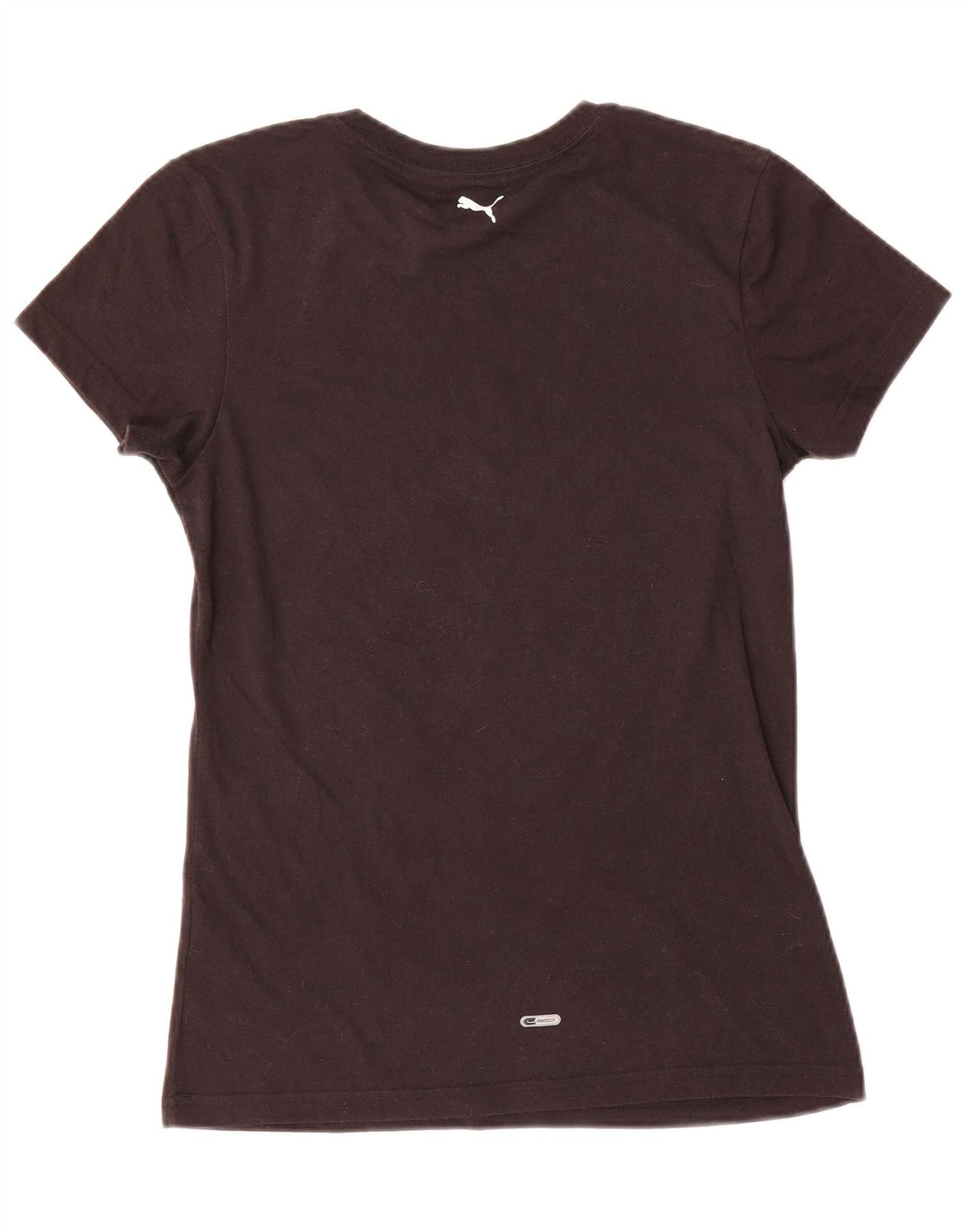 PUMA T-Shirt Femme UK 12 Medium Noir