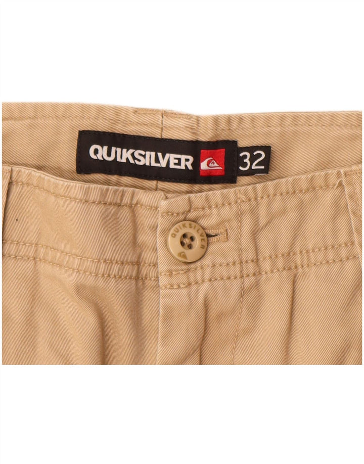 QUIKSILVER Short Cargo Homme W32 Coton Beige Moyen
