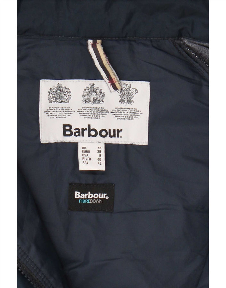 Barbour Veste de survêtement pour femme UK 12 Medium Navy Blue Colourblock