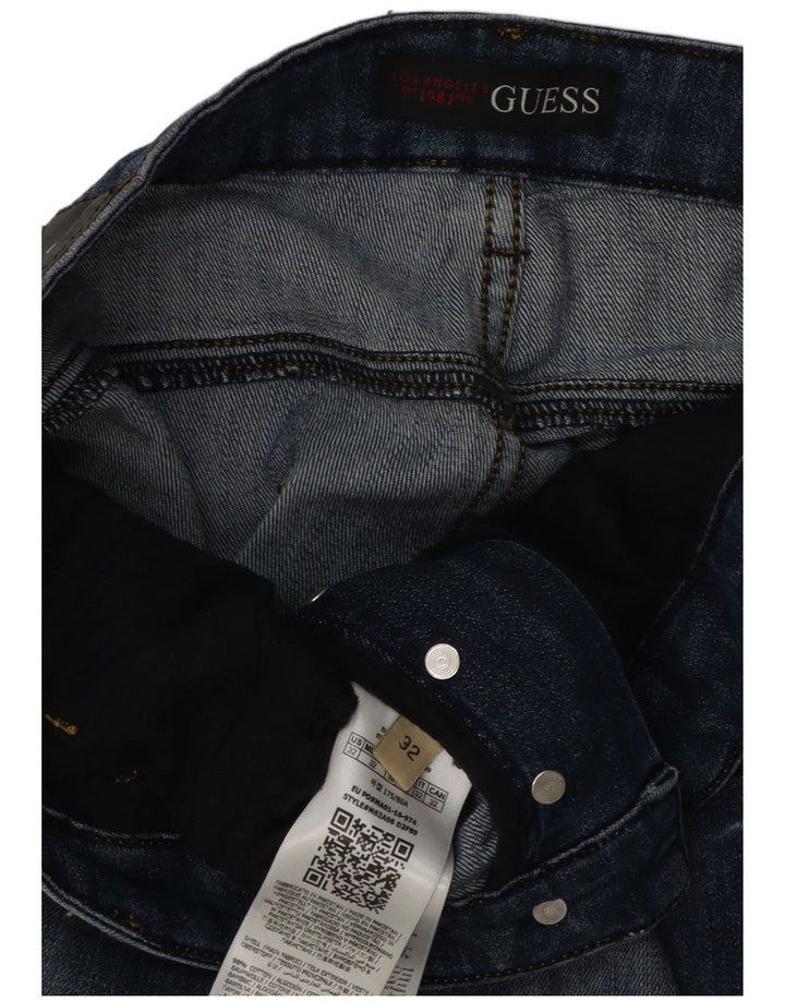 Guess Jean Slim Homme W32 L32 Bleu Coton