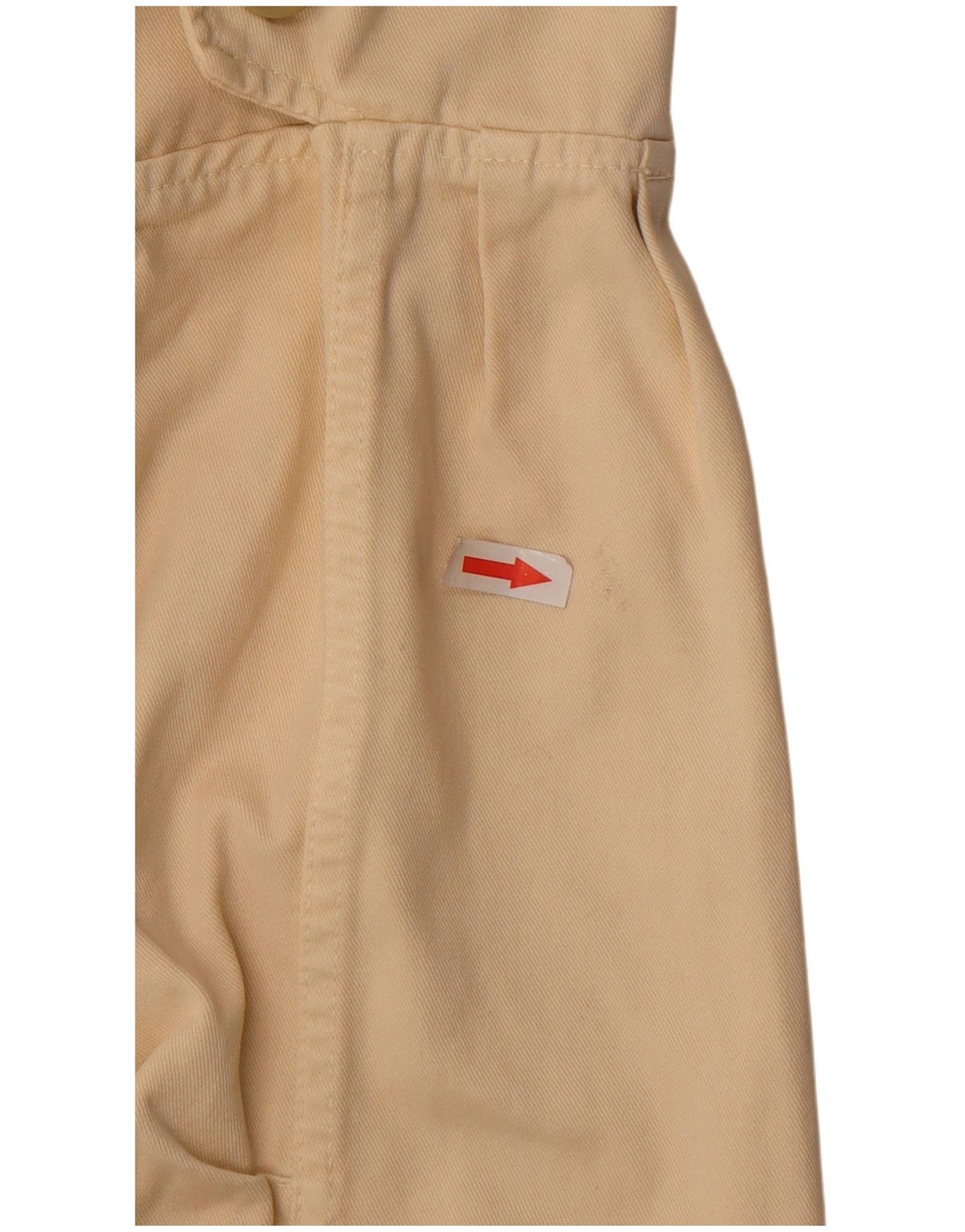 VINTAGE Veste utilitaire militaire pour hommes UK 36 Petit coton beige