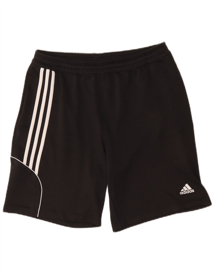 Adidas Short de sport Climalite pour homme, grand, noir, polyester