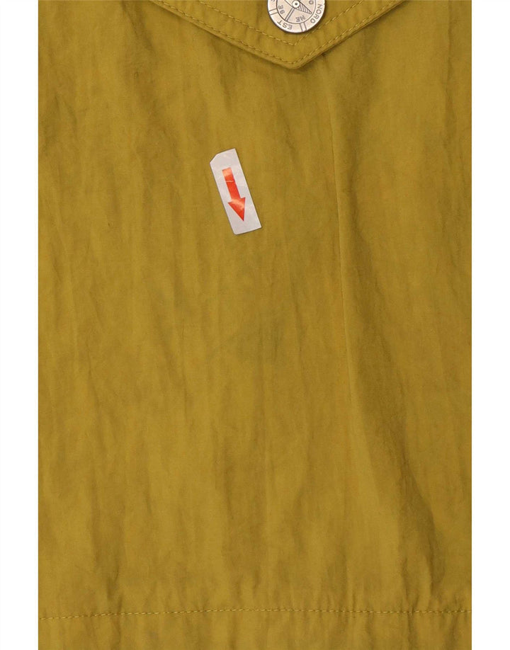 veste coupe-vent surdimensionnée femme vintage EU 42 Grand polyamide jaune