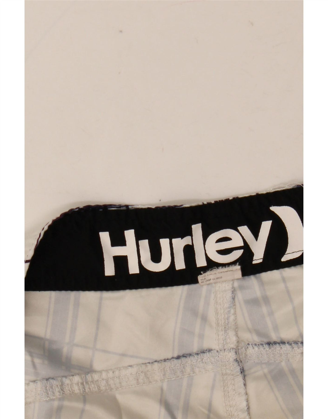 HURLEY Short de Bain Homme Carreaux Blanc Moyen