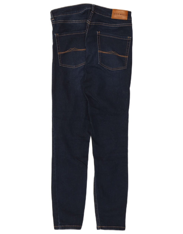 JACK WILLS Jean Crop Skinny Femme W27 L25 Bleu Marine