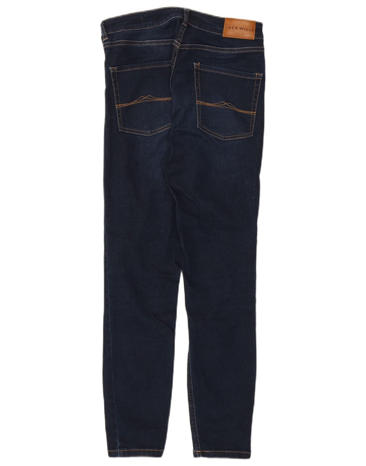 JACK WILLS Jean Crop Skinny Femme W27 L25 Bleu Marine