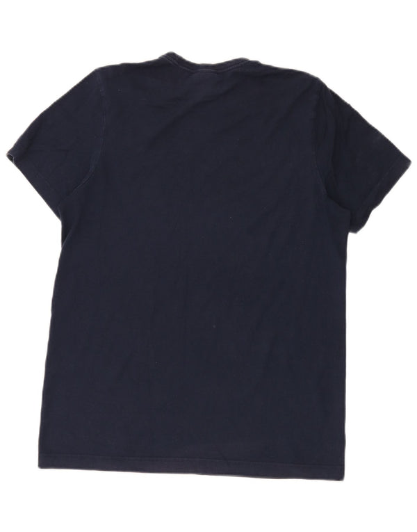 Adidas T-shirt graphique pour homme en coton bleu marine Taille S