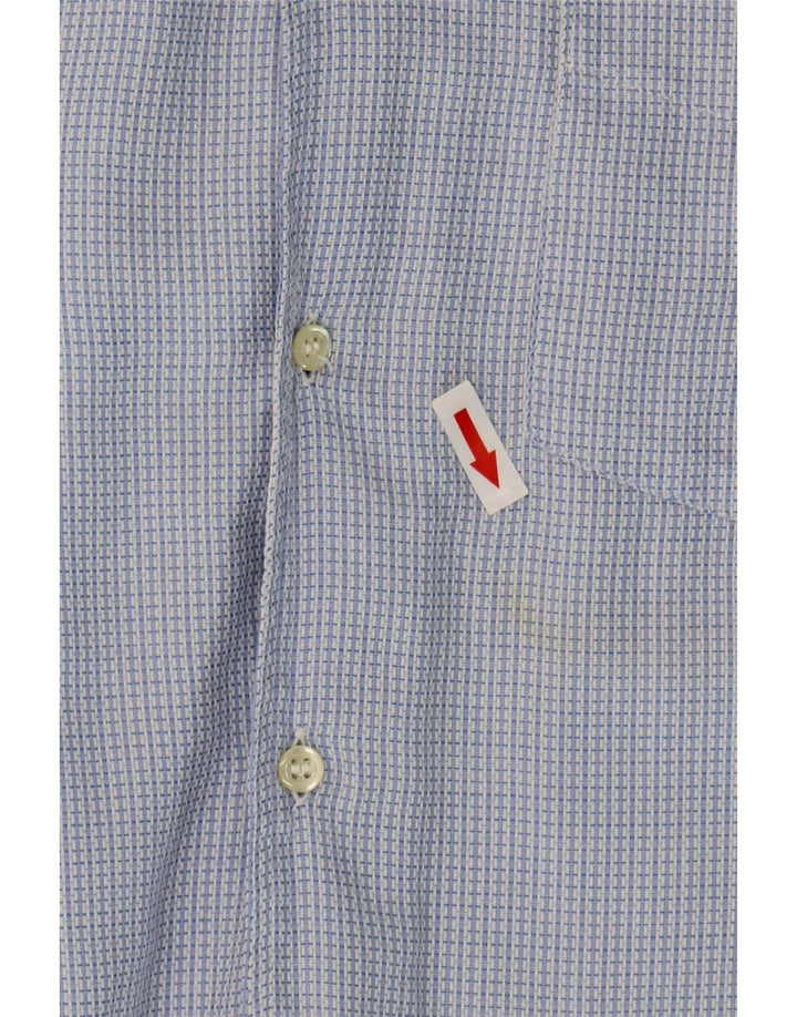 Henry Cottons Chemise en flanelle pour homme Taille 16 Grand coton à carreaux bleus