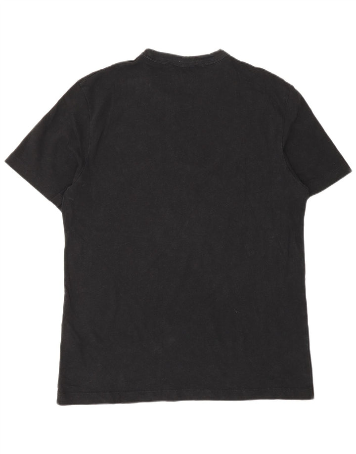 Cos T-Shirt Homme Haut Grand Coton Noir
