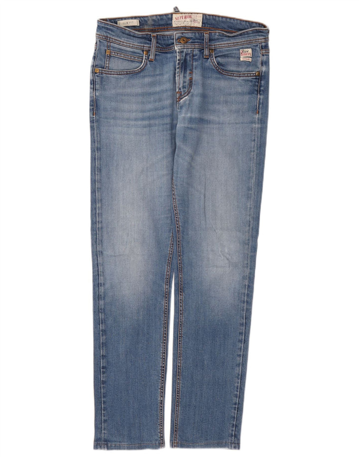 Roy Rogers Jean Slim Supérieur Femme W31 L30 Bleu Coton