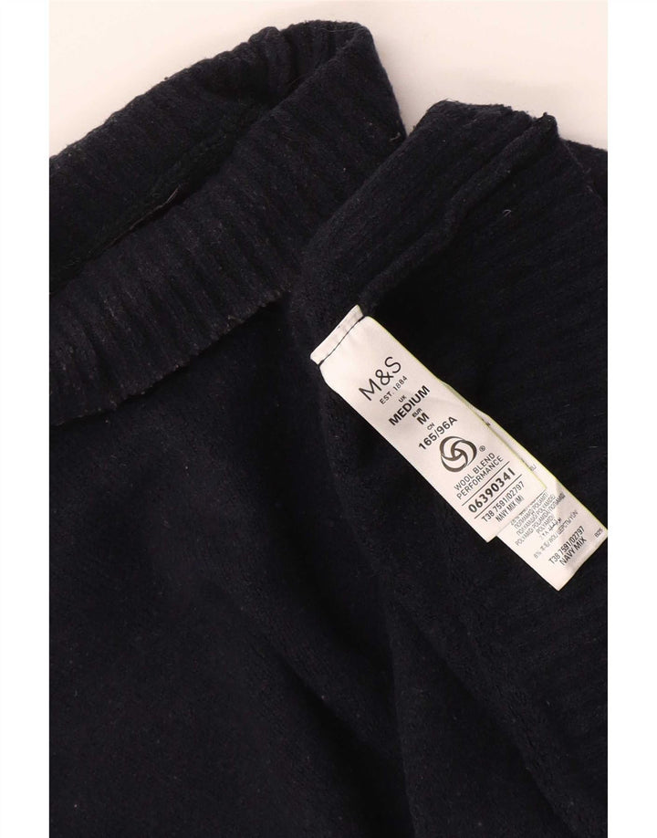 Marks & Spencer Pull col roulé pour femme UK 14 Bleu marine moyen