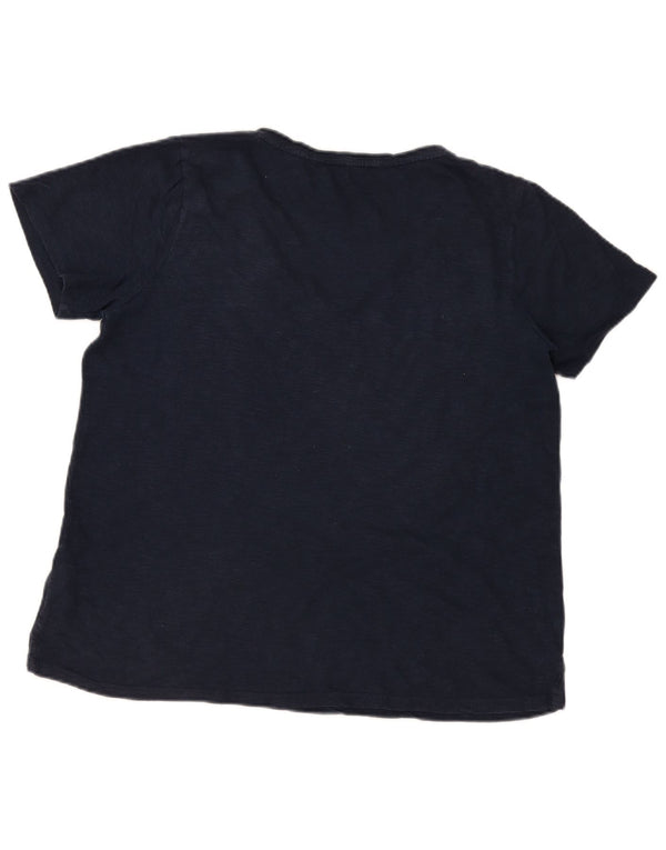 Fat Face Sweat à capuche pour femme UK 16 Large Bleu marine Coton