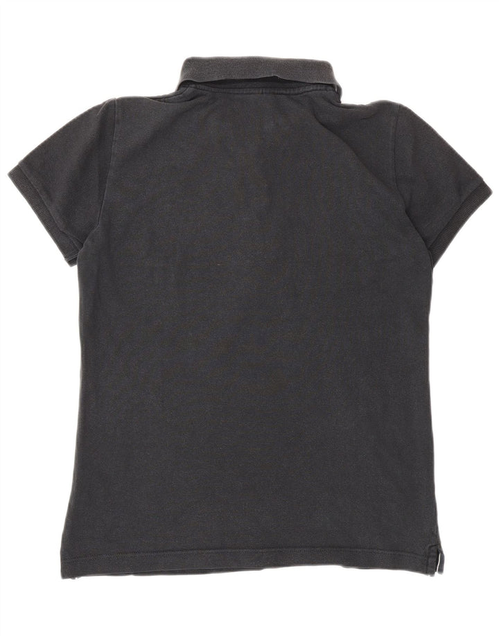 MARINA YACHTING Polo Femme UK 14 Large Noir Coton