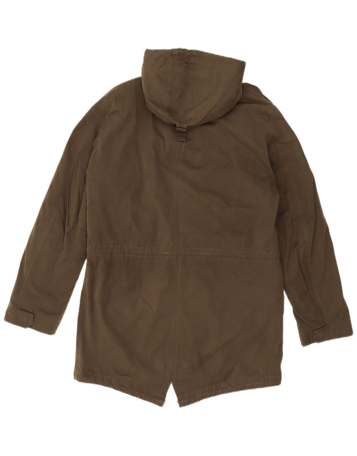 MARC O'POLO Parka à capuche pour homme UK 38 Kaki moyen Polyamide
