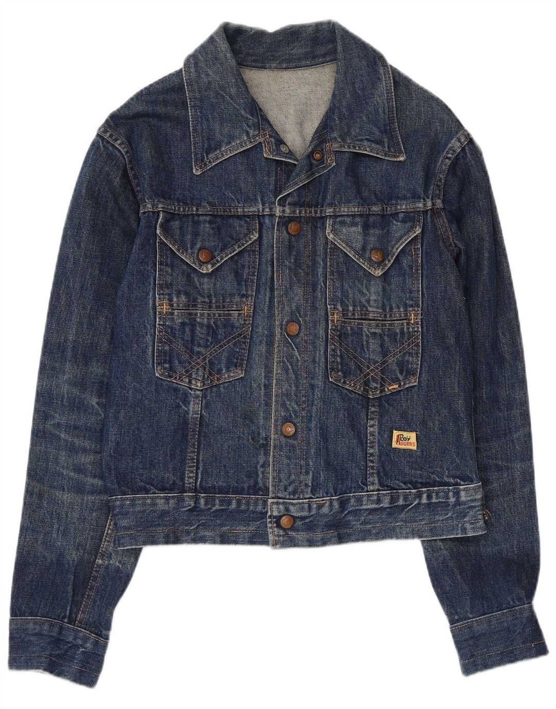 Roy Rogers Veste en jean pour femme UK 14 Bleu moyen