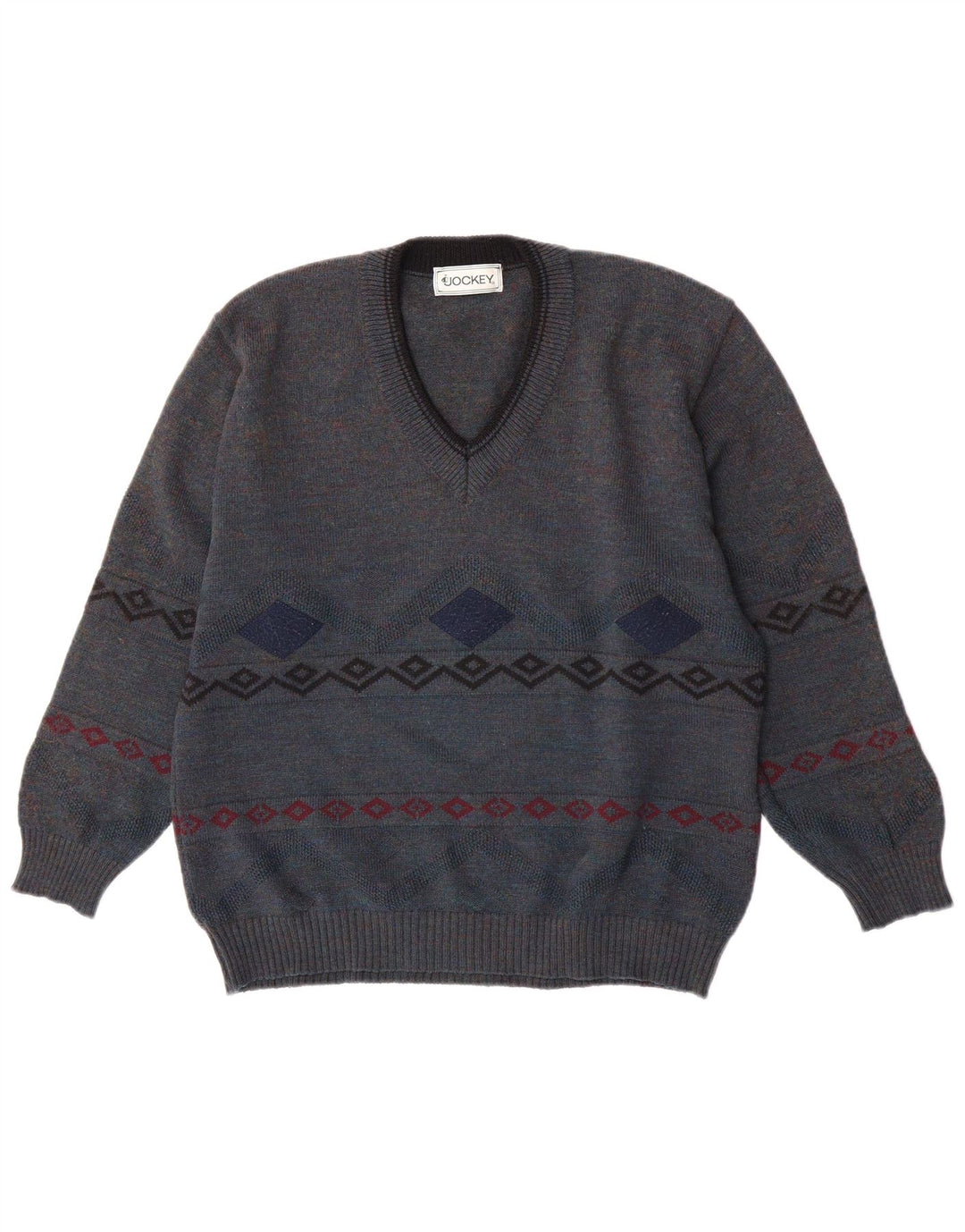 Jockey Pull col V pour homme IT 50 Bleu moyen géométrique