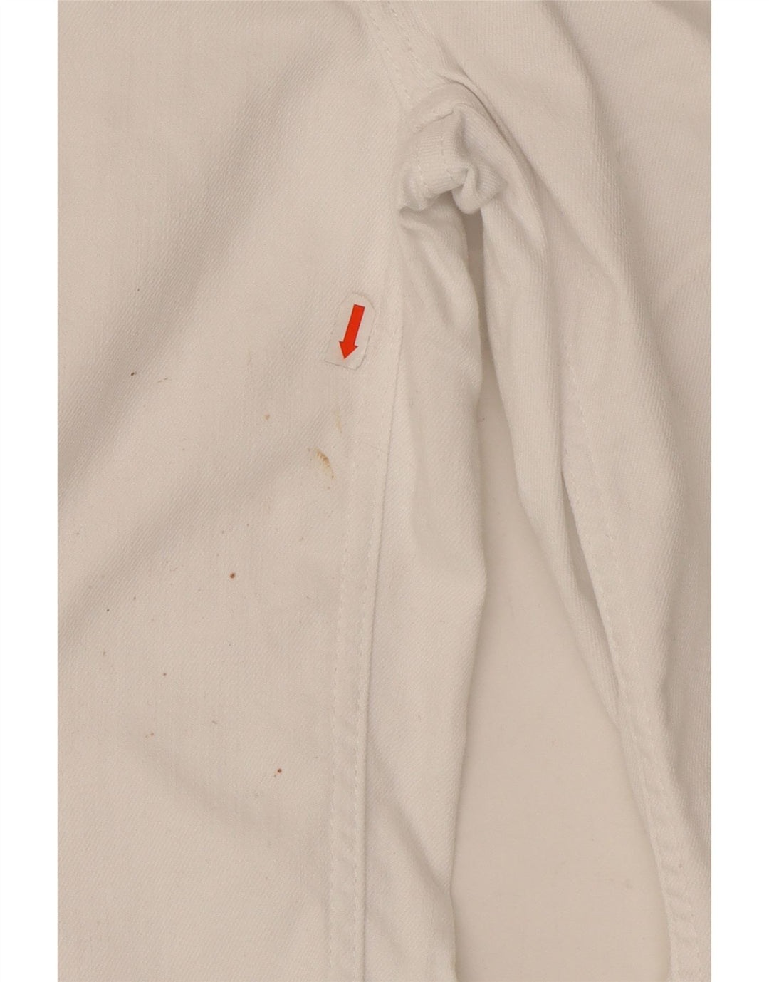 Zara Femme Jean Droit EU 36 XS W26 L29 Blanc