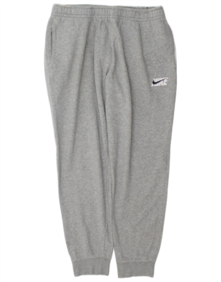 Nike Pantalon de survêtement pour homme en coton gris Taille L