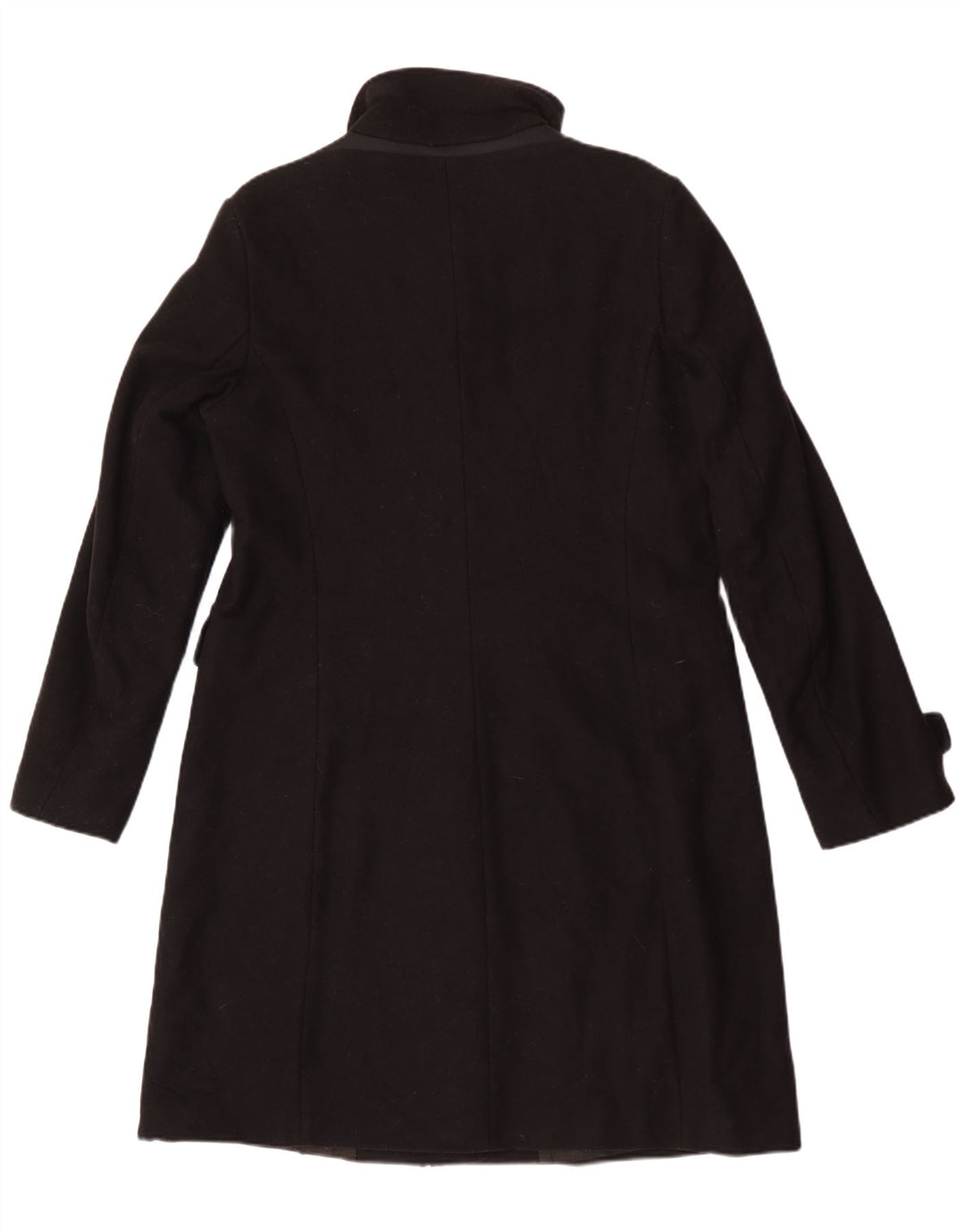GEOX Respira Pardessus UK 16 Large Noir Laine pour Femme