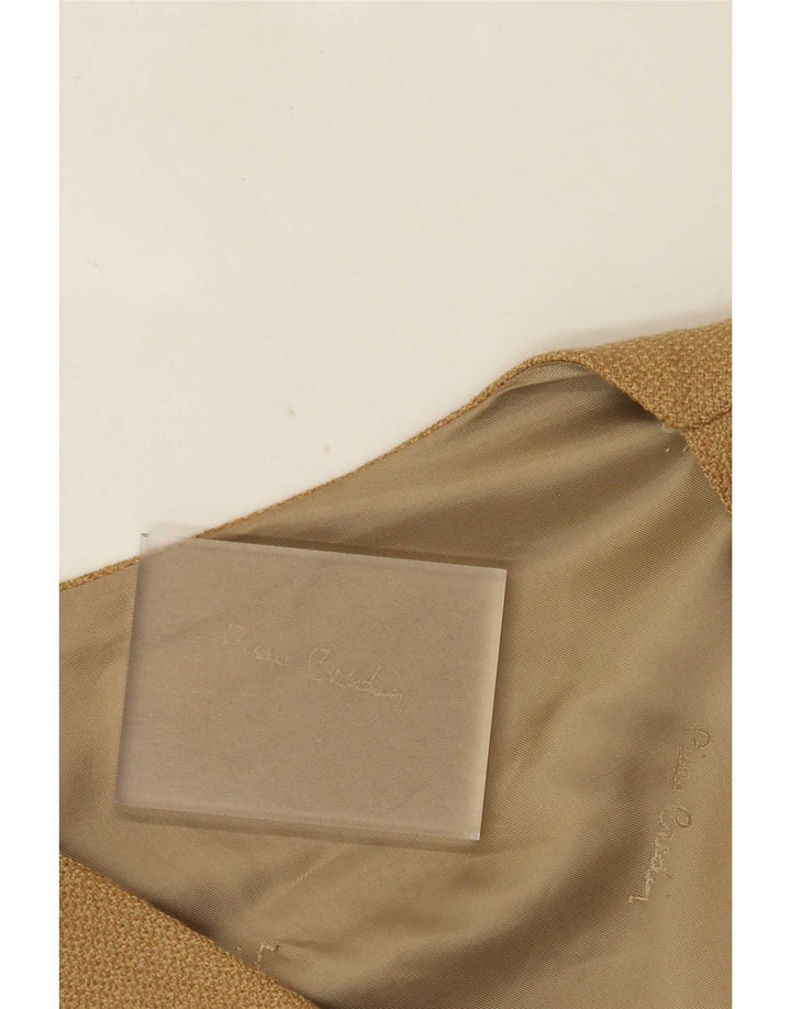Pierre Cardin Gilet Homme IT 48 Laine Marron Moyen