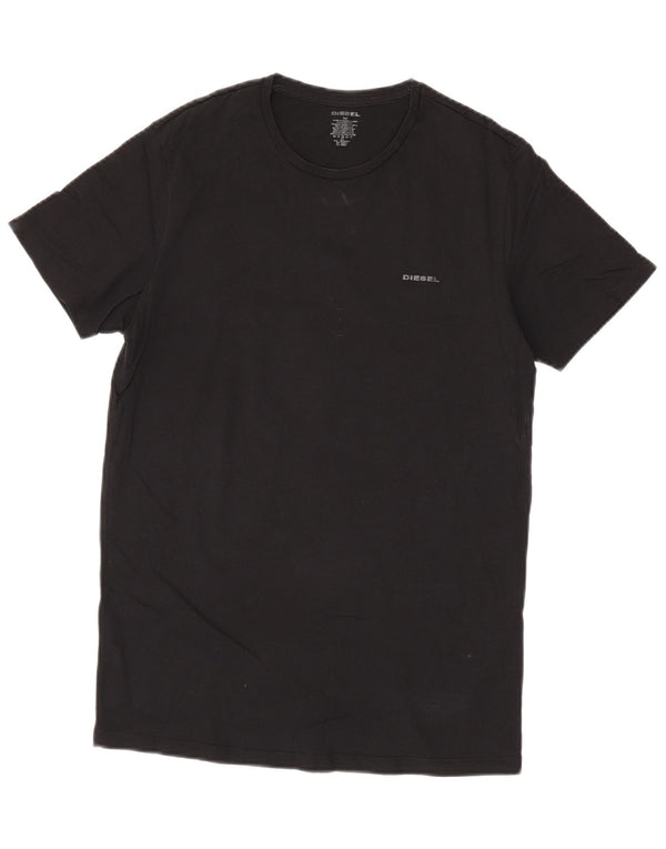 Diesel T-Shirt Homme Noir Moyen Coton