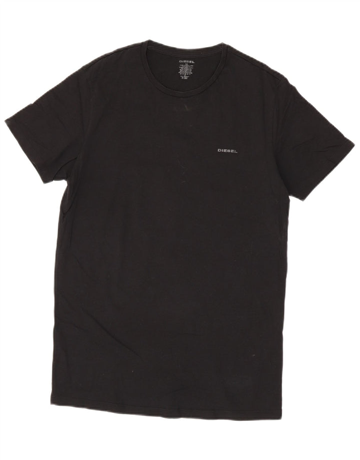 Diesel T-Shirt Homme Noir Moyen Coton