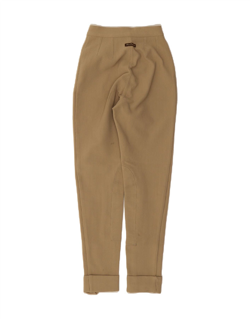 MISS SIXTY Womens Tapered Casual Trousers W26 L27 Beige Polyester Vintage Miss Sixty and Second-Hand Miss Sixty from Messina Hembry 