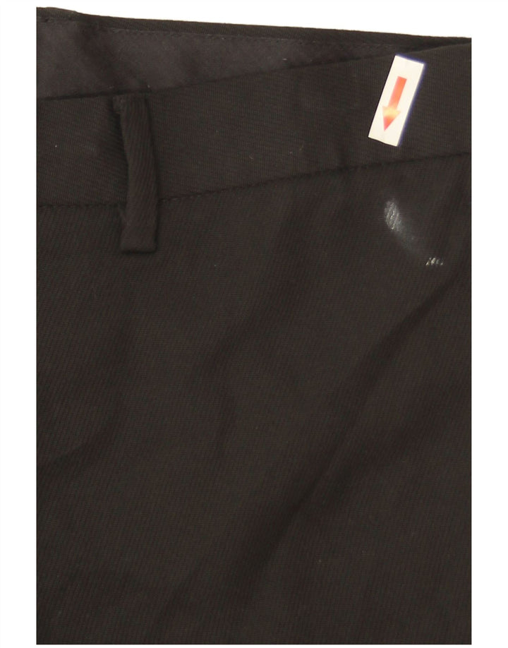Marks & Spencer Pantalon Chino Droit Femme W32 L31 Noir Polyester