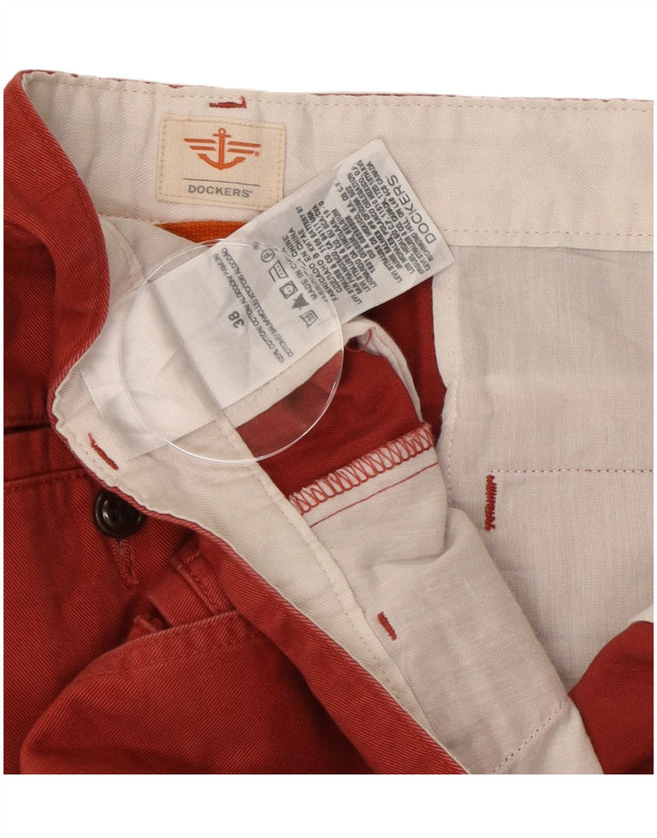 DOCKERS Short Cargo Homme W38 XL Rouge Coton