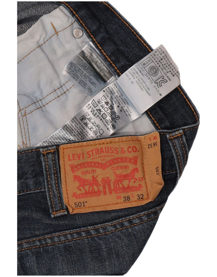 Levi's Jean Droit 501 Homme Bleu W38 L32 Coton