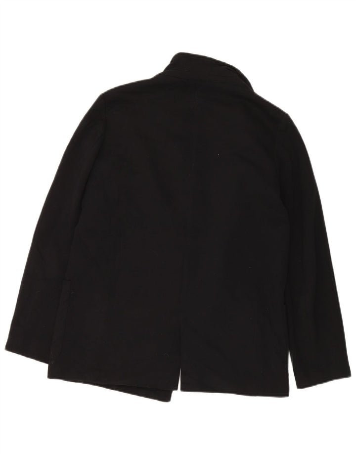 Zara Veste blazer surdimensionnée ouverte pour femme UK 6 XS Noir