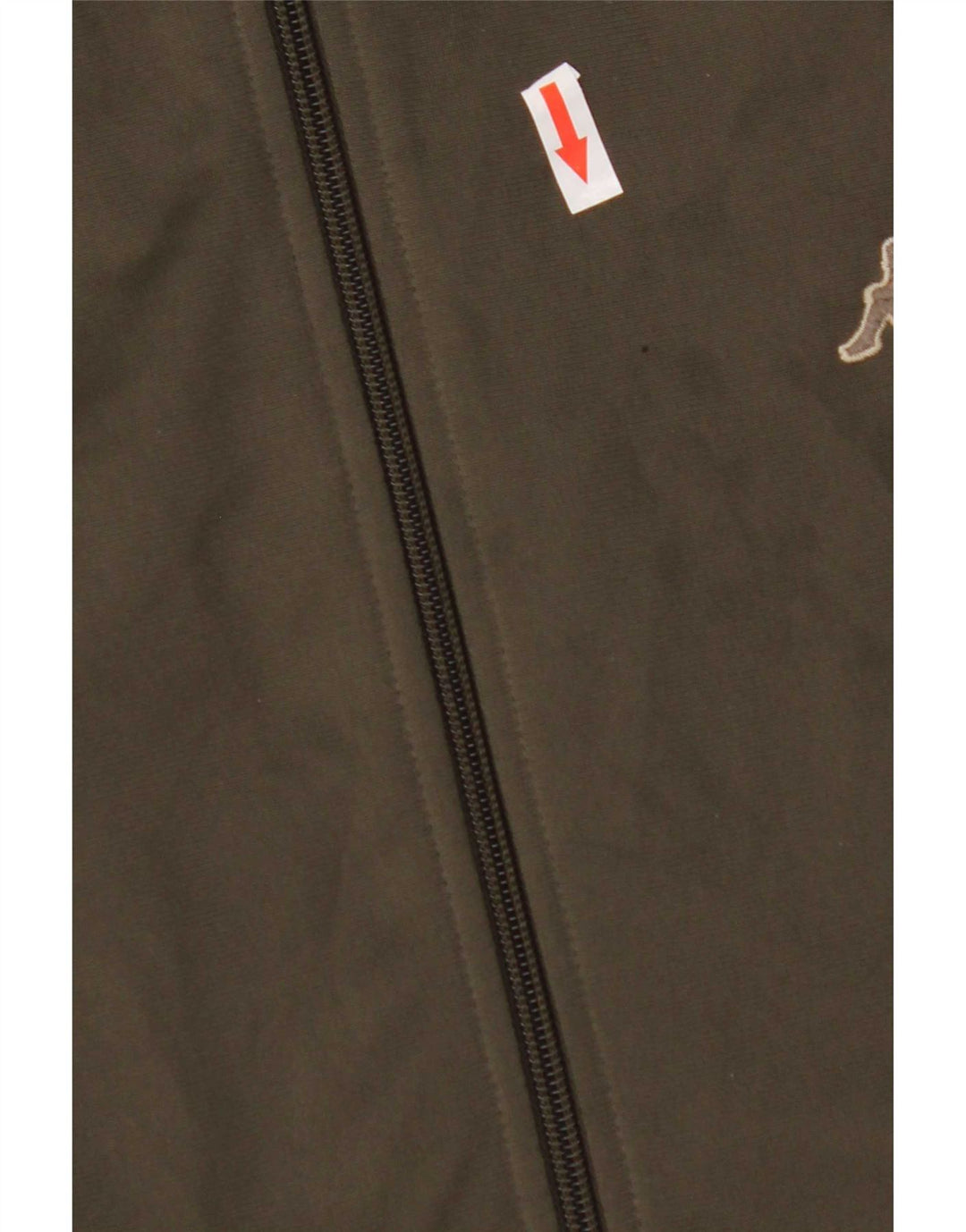 Kappa Veste de survêtement pour homme XL Kaki Polyester
