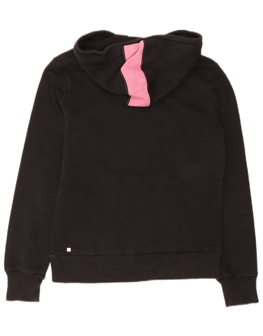 Puma Pull à capuche graphique pour femme UK 12 Noir moyen