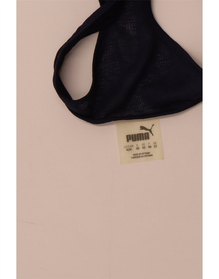 PUMA Débardeur pour femme UK 12 Bleu marine moyen