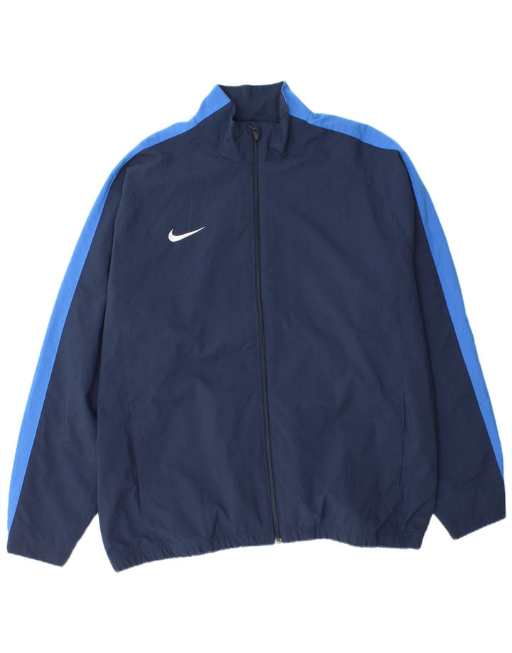 Nike Survêtement complet pour homme UK 44/46 XL Bleu marine Colorblock Polyester