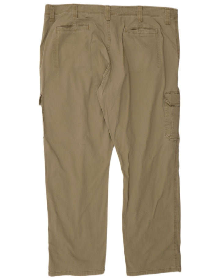 WRANGLER Pantalon cargo coupe décontractée pour homme W42 L30 Coton kaki