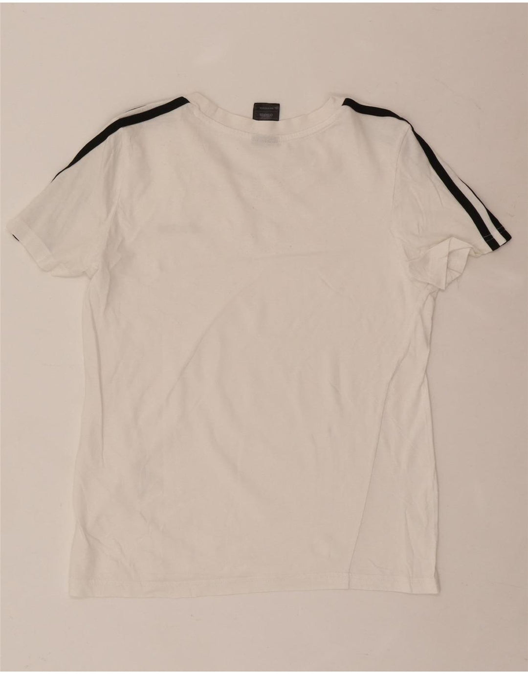 Adidas T-shirt pour femme UK 12/14 Blanc moyen
