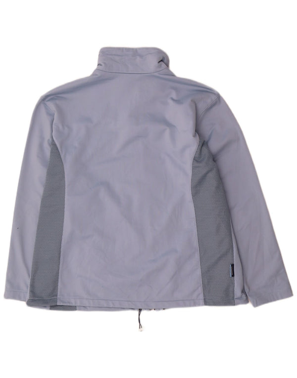 Diadora Veste de survêtement surdimensionnée pour femme UK 16 Large Bleu Colorblock