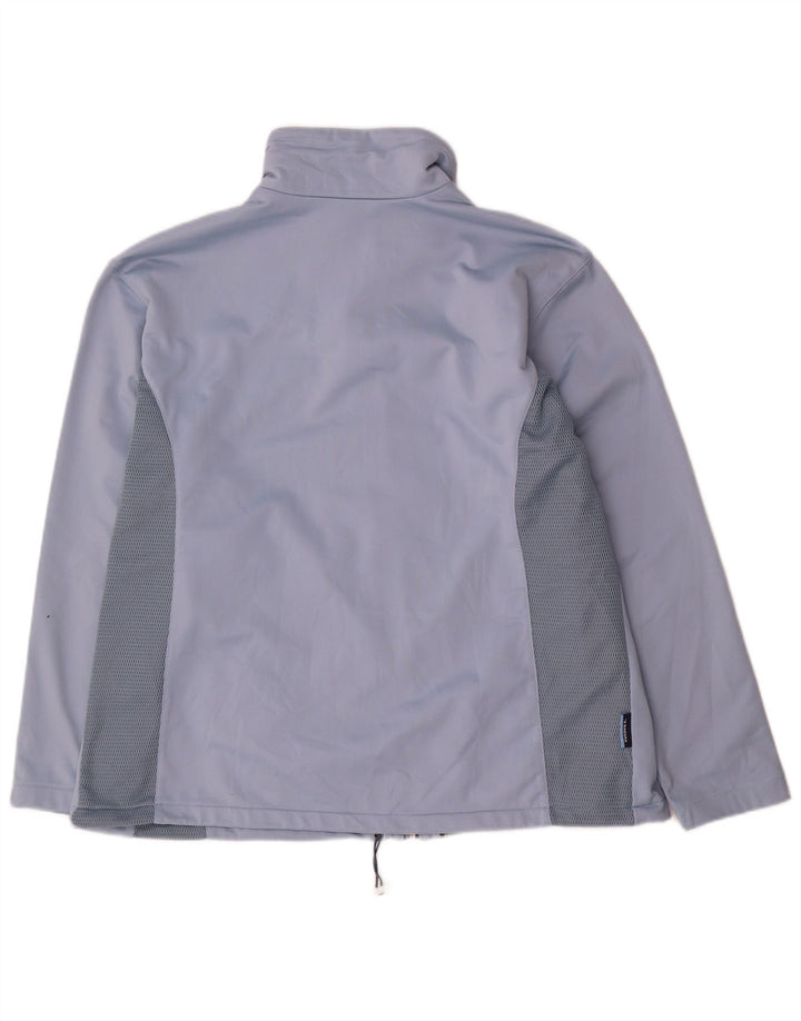 Diadora Veste de survêtement surdimensionnée pour femme UK 16 Large Bleu Colorblock