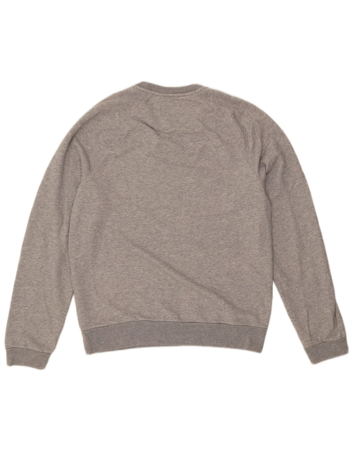 JACK WILLS Sweat-shirt graphique pour homme en coton gris Taille L